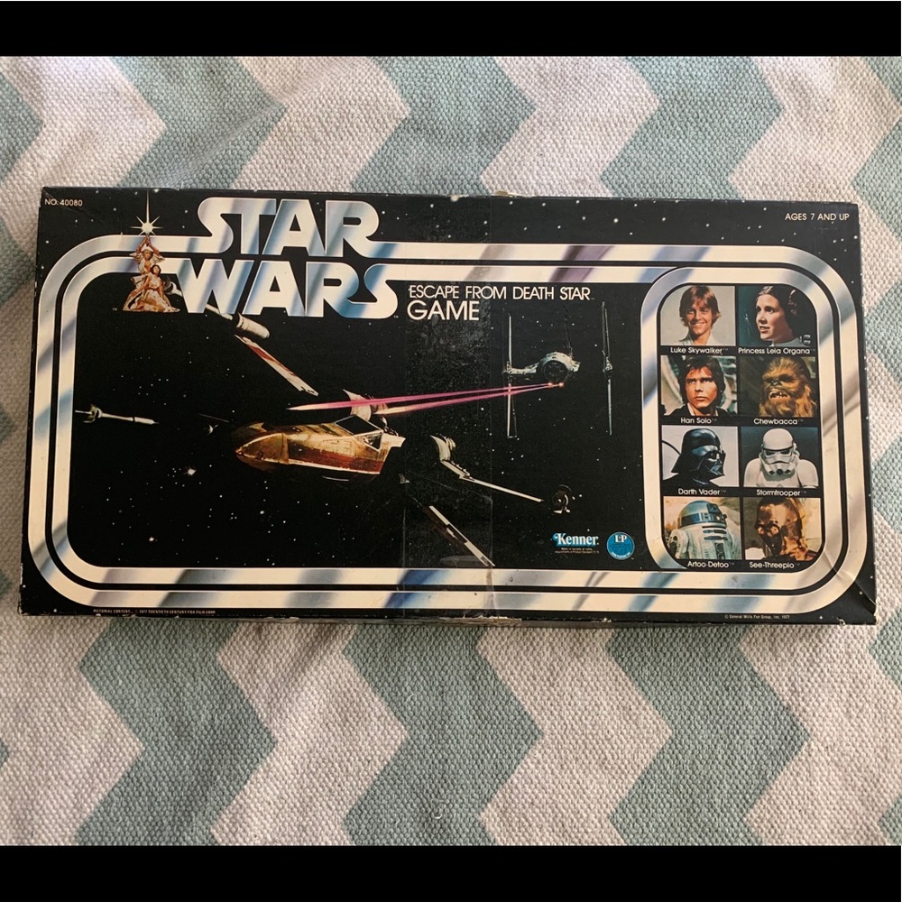 Vintage 1977 Star Wars Board Game